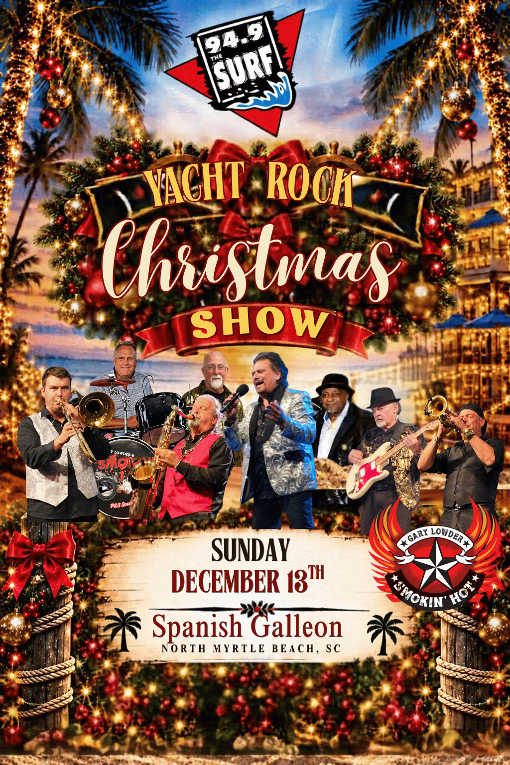 Yacht Rock Christmas Show with Gary Lowder & Smokin' Hot
