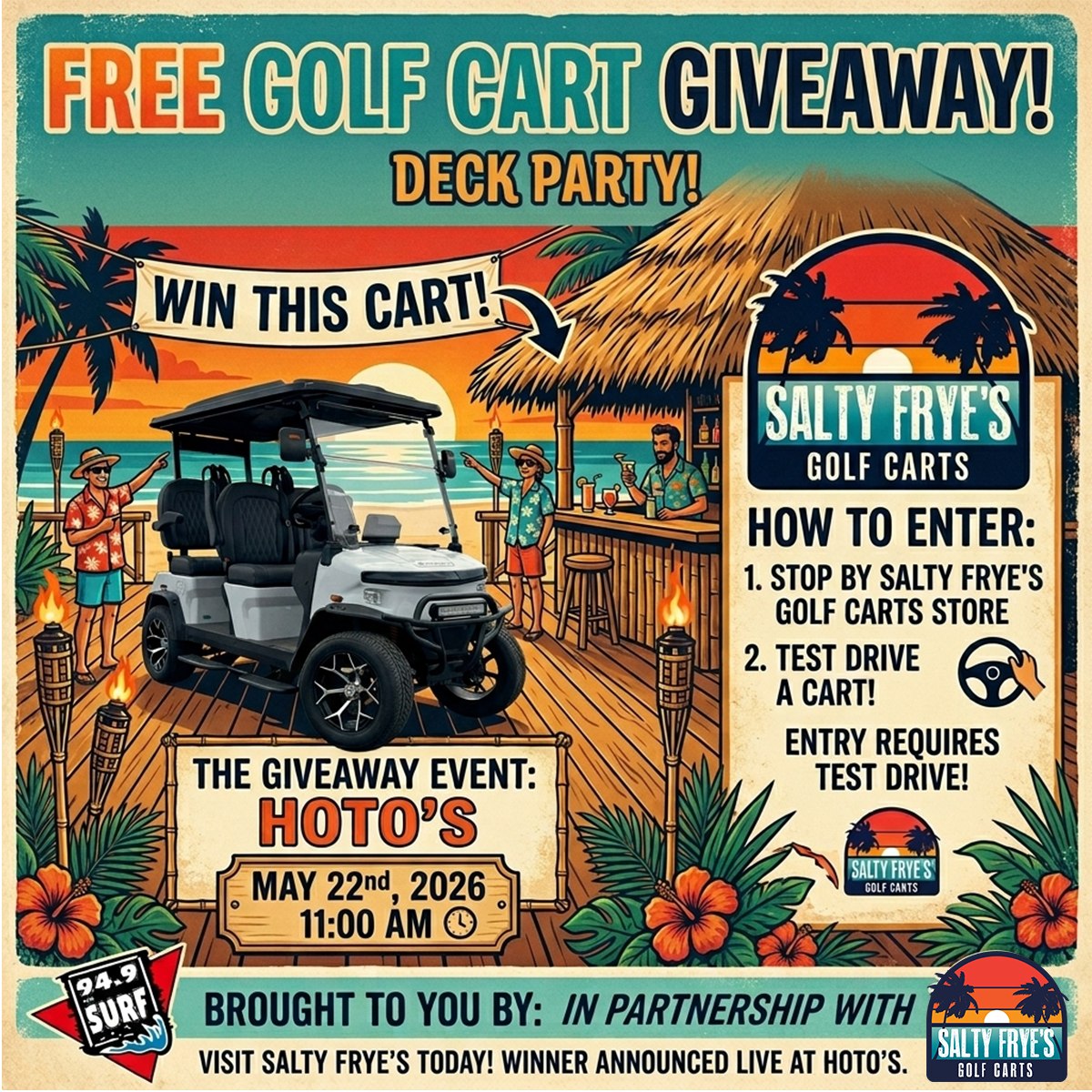 Win aGolf Cart